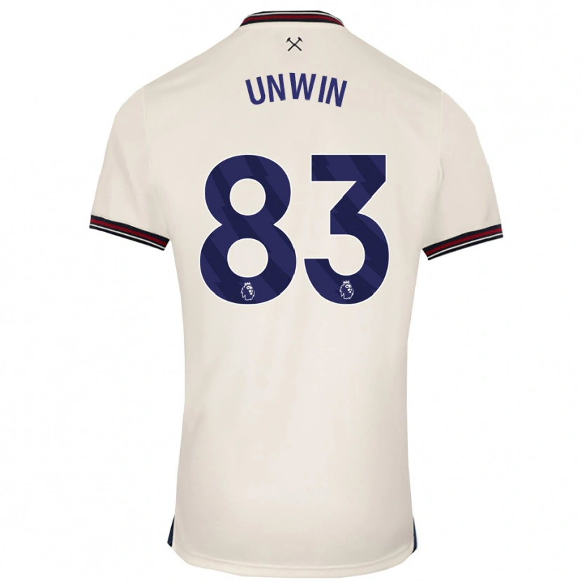 Danxen Niño Camiseta Jonathan Unwin #83 Blanco Roto 2ª Equipación 2025/26 La Camisa México