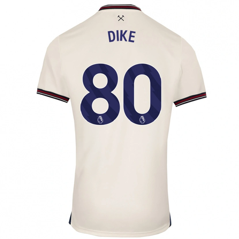 Danxen Niño Camiseta Andre Dike #80 Blanco Roto 2ª Equipación 2025/26 La Camisa México