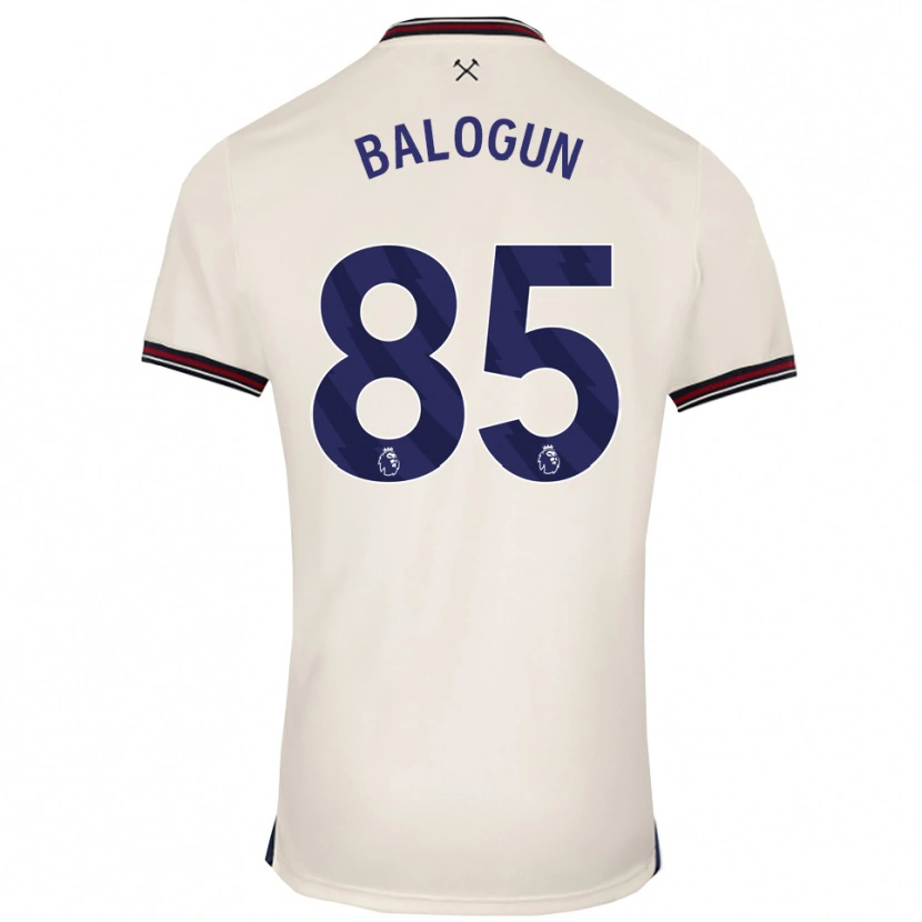 Danxen Niño Camiseta Majid Balogun #85 Blanco Roto 2ª Equipación 2025/26 La Camisa México