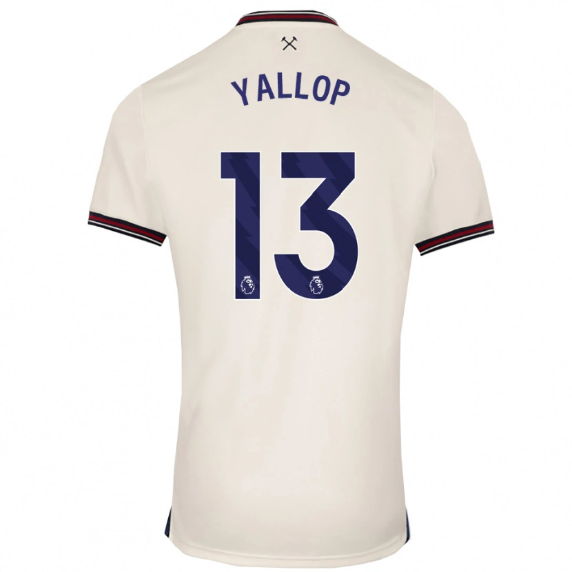 Danxen Niño Camiseta Tameka Yallop #13 Blanco Roto 2ª Equipación 2025/26 La Camisa México