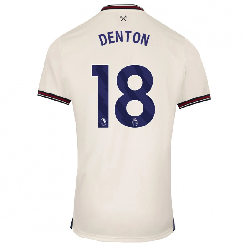 Danxen Niño Camiseta Anouk Denton #18 Blanco Roto 2ª Equipación 2025/26 La Camisa México