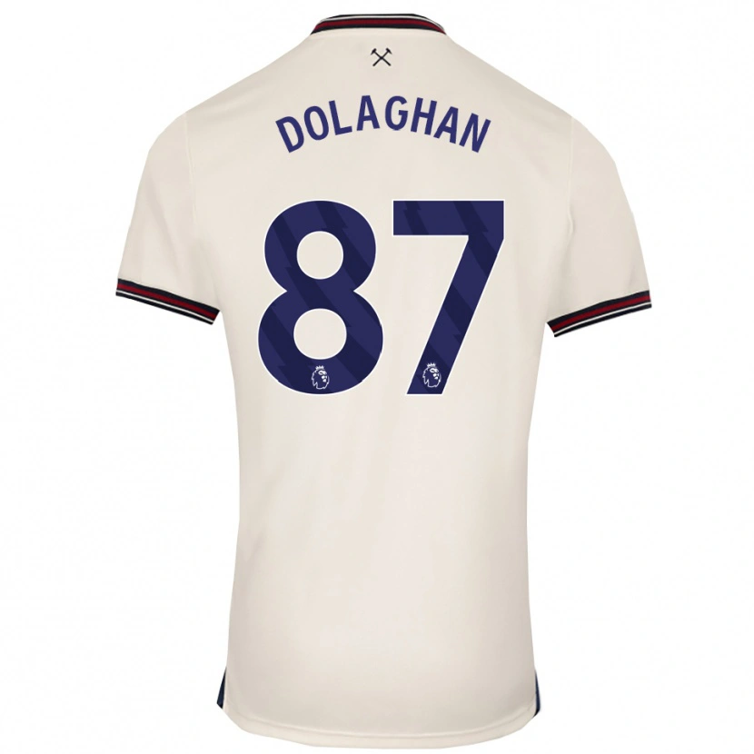 Danxen Niño Camiseta Brad Dolaghan #87 Blanco Roto 2ª Equipación 2025/26 La Camisa México