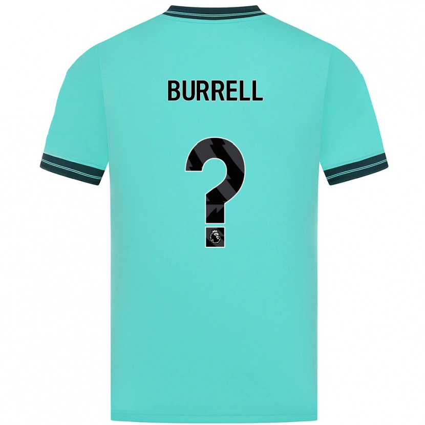 Danxen Niño Camiseta Ackeme Francis Burrell #0 Celeste Verde 2ª Equipación 2025/26 La Camisa México