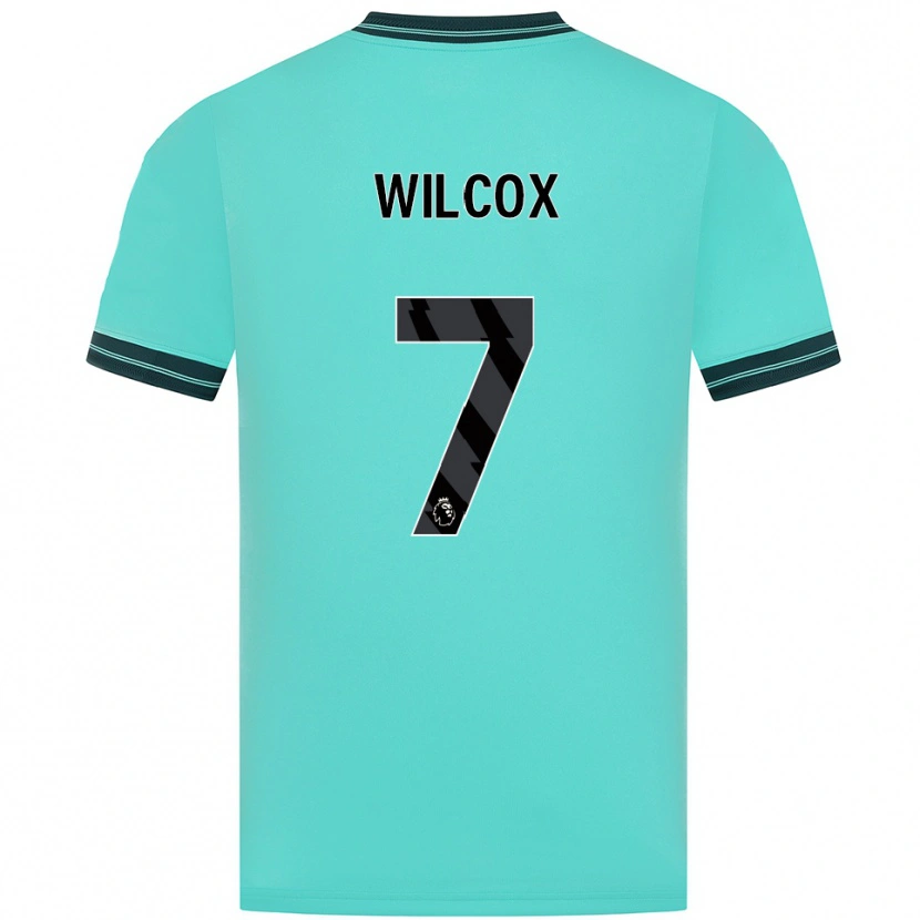 Danxen Niño Camiseta Jake Wilcox #7 Celeste Verde 2ª Equipación 2025/26 La Camisa México