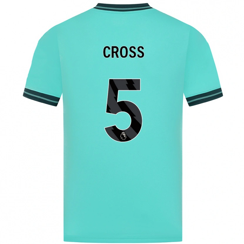 Danxen Niño Camiseta Emma Cross #5 Celeste Verde 2ª Equipación 2025/26 La Camisa México