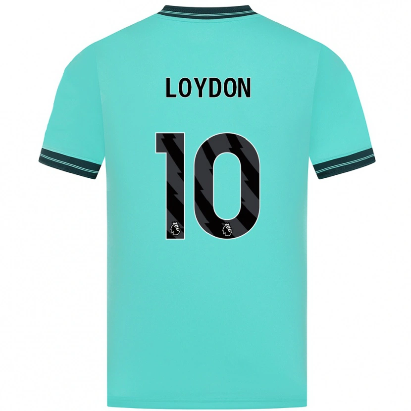 Danxen Niño Camiseta Abi Loydon #10 Celeste Verde 2ª Equipación 2025/26 La Camisa México