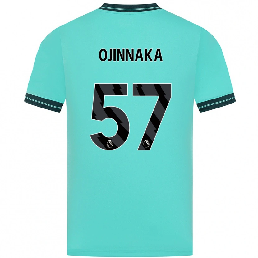 Danxen Niño Camiseta Temple Ojinnaka #57 Celeste Verde 2ª Equipación 2025/26 La Camisa México