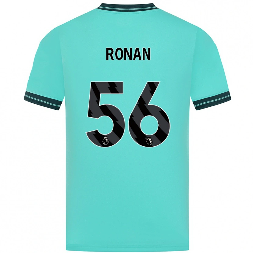 Danxen Niño Camiseta Connor Ronan #56 Celeste Verde 2ª Equipación 2025/26 La Camisa México