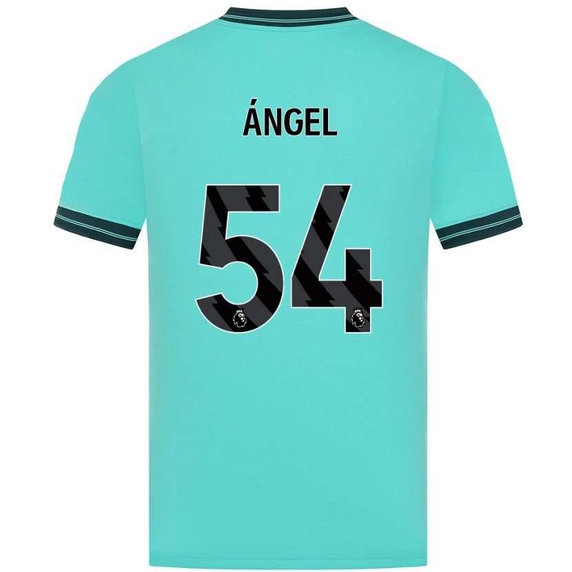 Danxen Niño Camiseta Dani Ángel #54 Celeste Verde 2ª Equipación 2025/26 La Camisa México