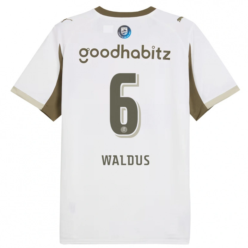 Danxen Niño Camiseta Maruschka Waldus #6 Blanco Gris Equipación Tercera 2025/26 La Camisa México