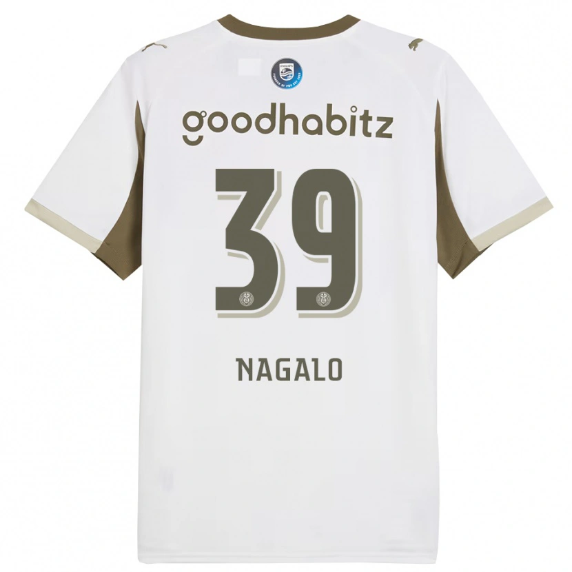 Danxen Niño Camiseta Adamo Nagalo #39 Blanco Gris Equipación Tercera 2025/26 La Camisa México