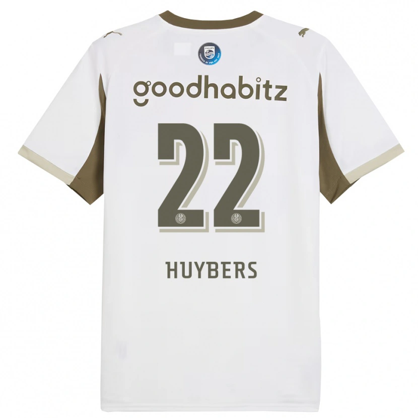 Danxen Niño Camiseta Quinten Huybers #22 Blanco Gris Equipación Tercera 2025/26 La Camisa México