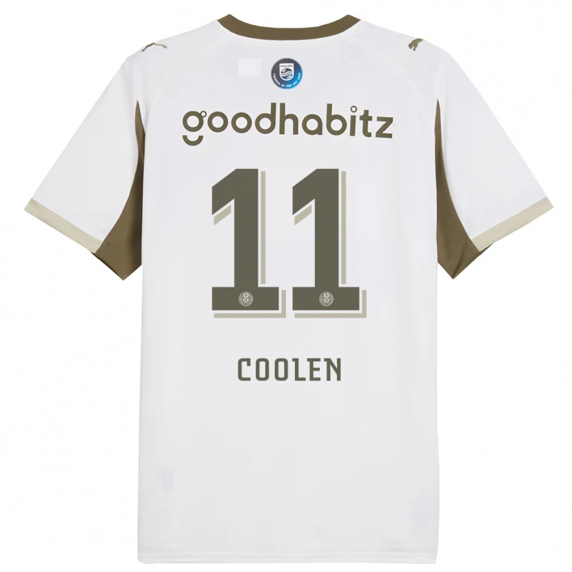 Danxen Niño Camiseta Nadia Coolen #11 Blanco Gris Equipación Tercera 2025/26 La Camisa México