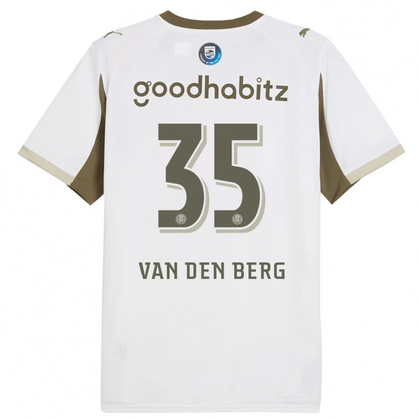 Danxen Niño Camiseta Joel Van Den Berg #35 Blanco Gris Equipación Tercera 2025/26 La Camisa México