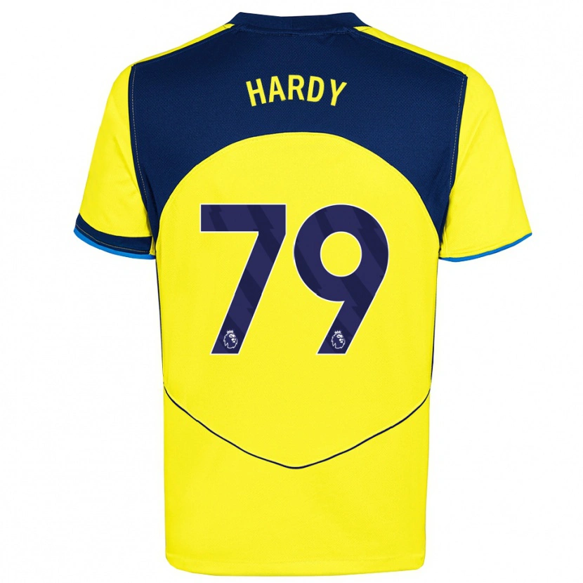 Danxen Niño Camiseta Malachi Hardy #79 Amarillo Marino Equipación Tercera 2025/26 La Camisa México