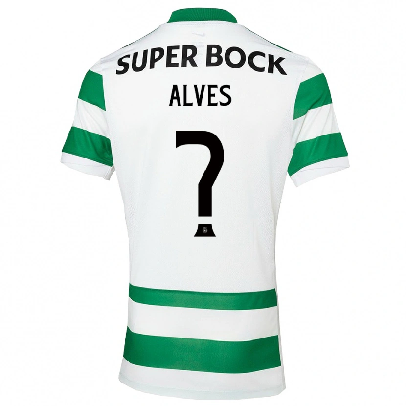 Danxen Hombre Camiseta Guilherme Alves #0 Verde Blanco 1ª Equipación 2025/26 La Camisa México