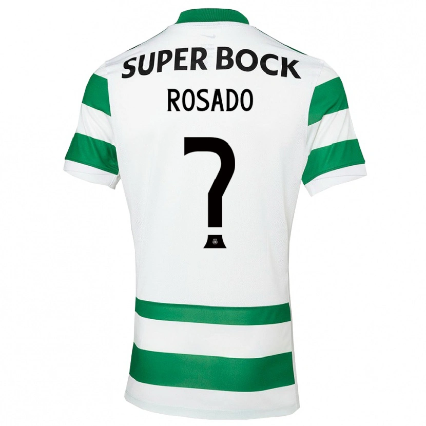 Danxen Hombre Camiseta Alexandre Rosado #0 Verde Blanco 1ª Equipación 2025/26 La Camisa México
