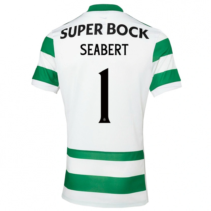 Danxen Hombre Camiseta Hannah Grace Seabert #1 Verde Blanco 1ª Equipación 2025/26 La Camisa México
