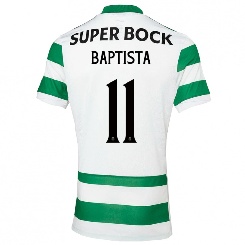 Danxen Hombre Camiseta Brandão Baptista #11 Verde Blanco 1ª Equipación 2025/26 La Camisa México