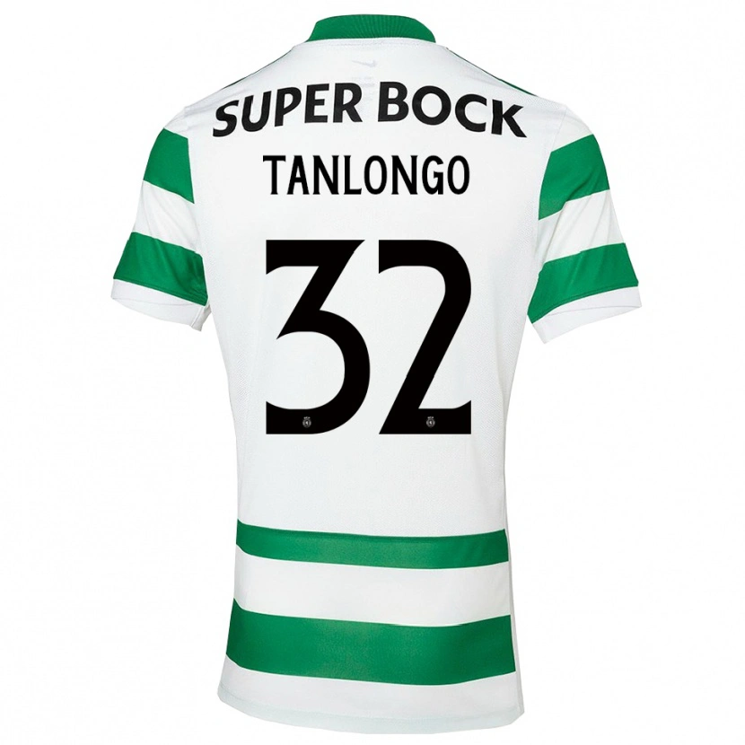 Danxen Hombre Camiseta Mateo Tanlongo #32 Verde Blanco 1ª Equipación 2025/26 La Camisa México
