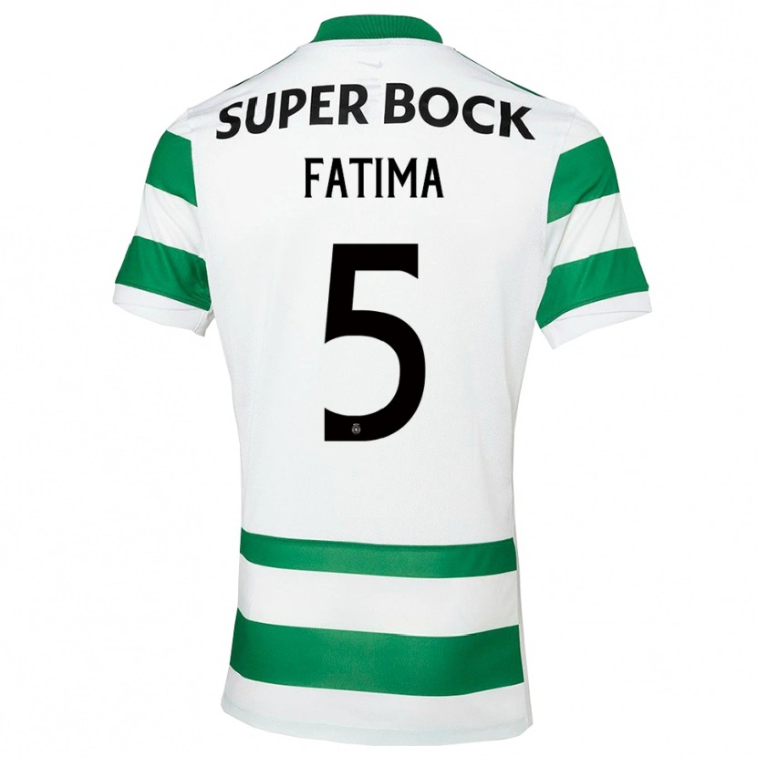 Danxen Hombre Camiseta Francisca Fatima Aquino Dutra #5 Verde Blanco 1ª Equipación 2025/26 La Camisa México