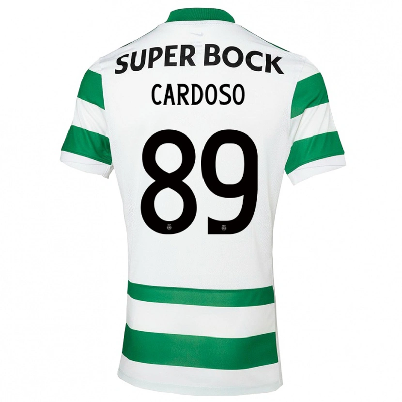 Danxen Hombre Camiseta Nilton Cardoso #89 Verde Blanco 1ª Equipación 2025/26 La Camisa México