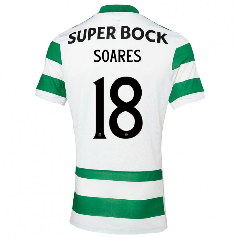 Danxen Hombre Camiseta Simão Soares #18 Verde Blanco 1ª Equipación 2025/26 La Camisa México