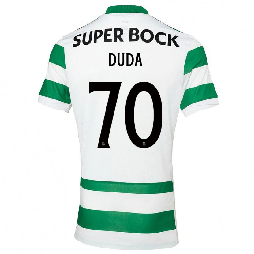 Danxen Hombre Camiseta Dudá #70 Verde Blanco 1ª Equipación 2025/26 La Camisa México