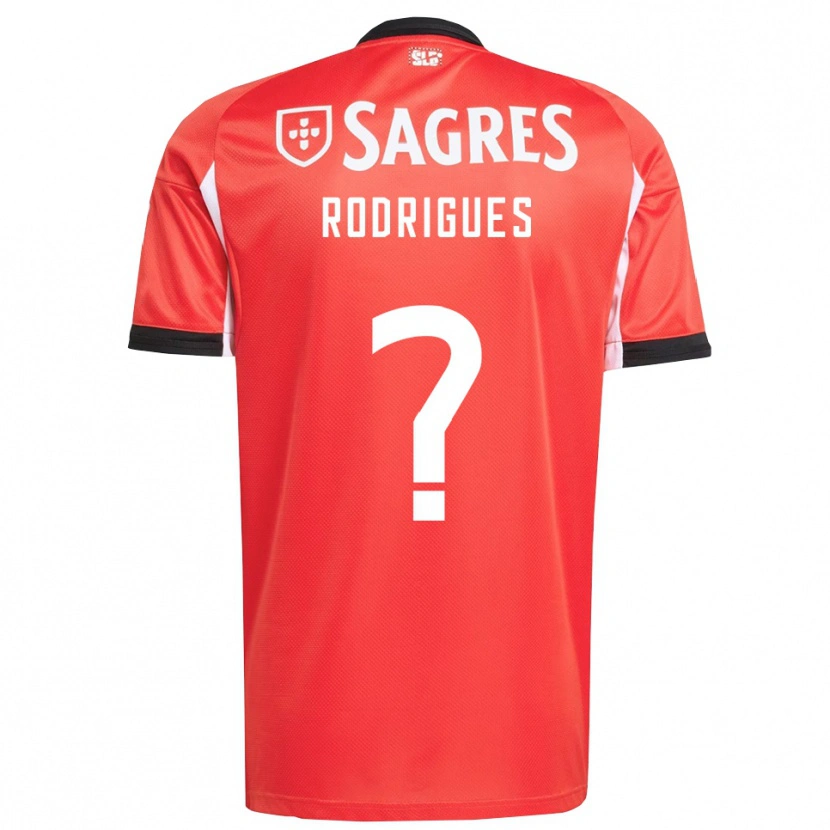 Danxen Hombre Camiseta Miguel Rodrigues #0 Rojo Blanco 1ª Equipación 2025/26 La Camisa México