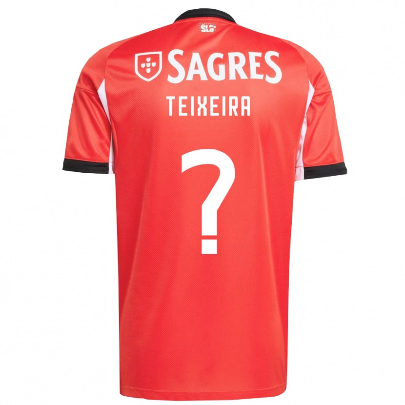 Danxen Hombre Camiseta Ricardo Teixeira #0 Rojo Blanco 1ª Equipación 2025/26 La Camisa México