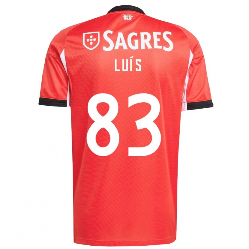 Danxen Hombre Camiseta Rafael Luís #83 Rojo Blanco 1ª Equipación 2025/26 La Camisa México