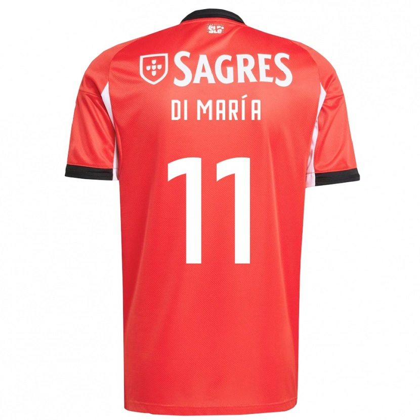 Danxen Hombre Camiseta Angel Di Maria #11 Rojo Blanco 1ª Equipación 2025/26 La Camisa México
