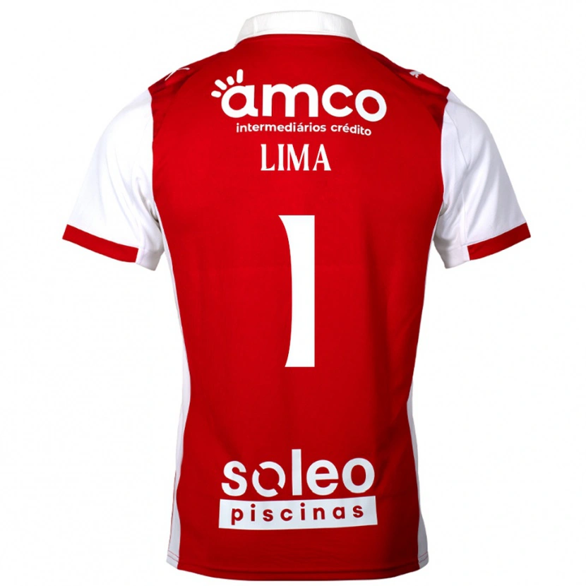 Danxen Hombre Camiseta Aline Lima #1 Rojo Blanco 1ª Equipación 2025/26 La Camisa México