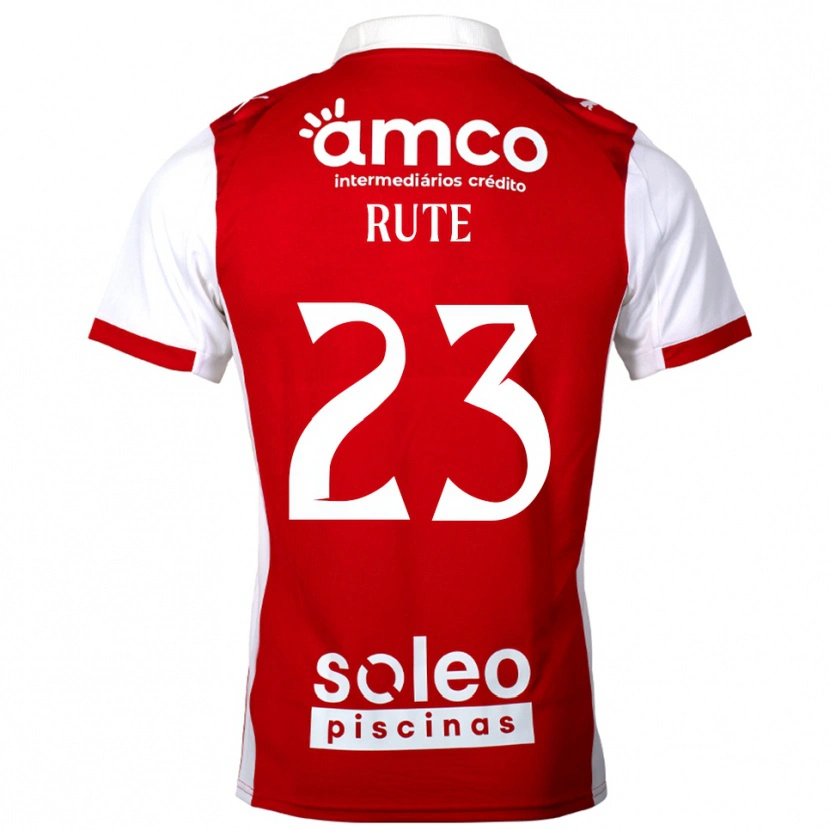 Danxen Hombre Camiseta Ana Rute #23 Rojo Blanco 1ª Equipación 2025/26 La Camisa México