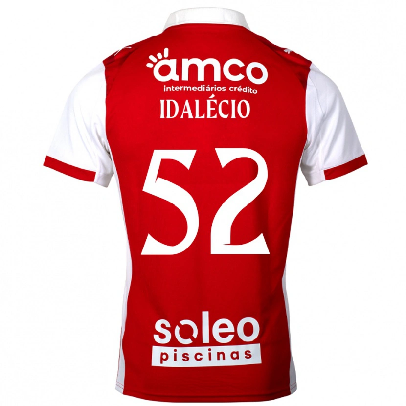 Danxen Hombre Camiseta Idalécio #52 Rojo Blanco 1ª Equipación 2025/26 La Camisa México