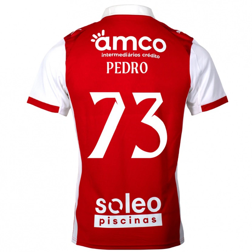 Danxen Hombre Camiseta Zé Pedro #73 Rojo Blanco 1ª Equipación 2025/26 La Camisa México