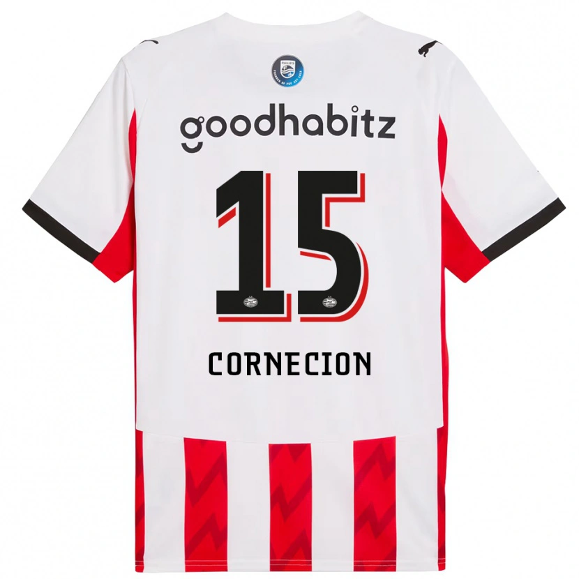 Danxen Hombre Camiseta Shuryjano Cornecion #15 Rojo Blanco 1ª Equipación 2025/26 La Camisa México
