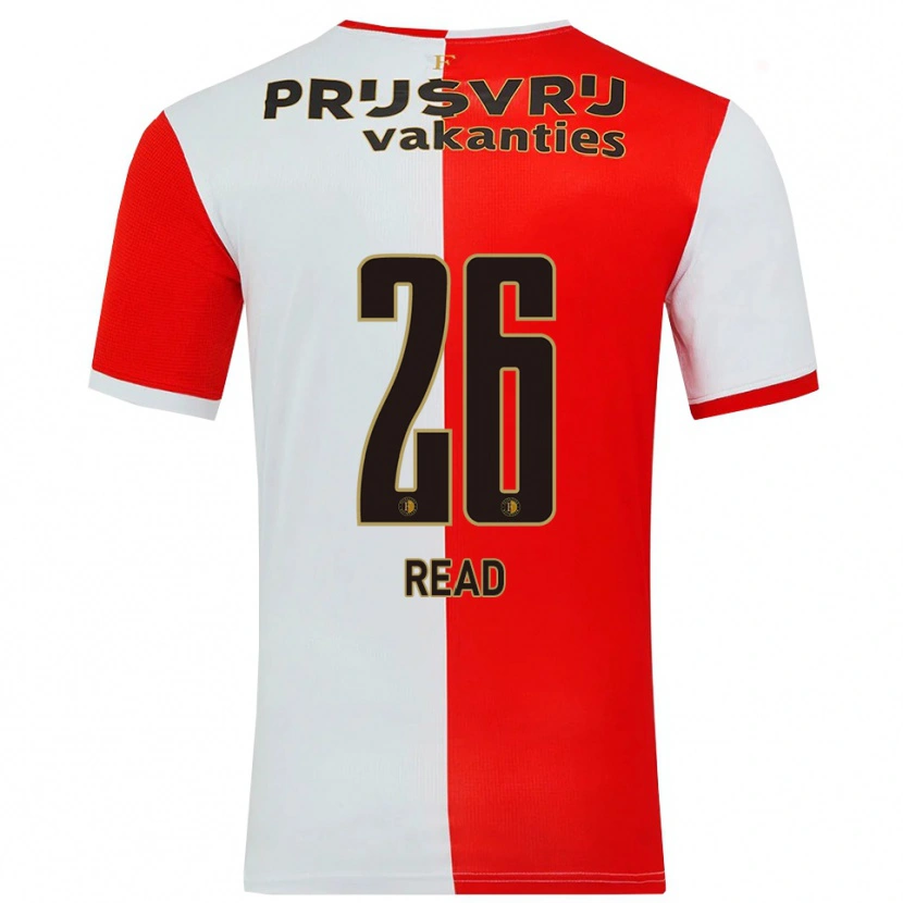 Danxen Hombre Camiseta Givairo Read #26 Rojo Blanco 1ª Equipación 2025/26 La Camisa México