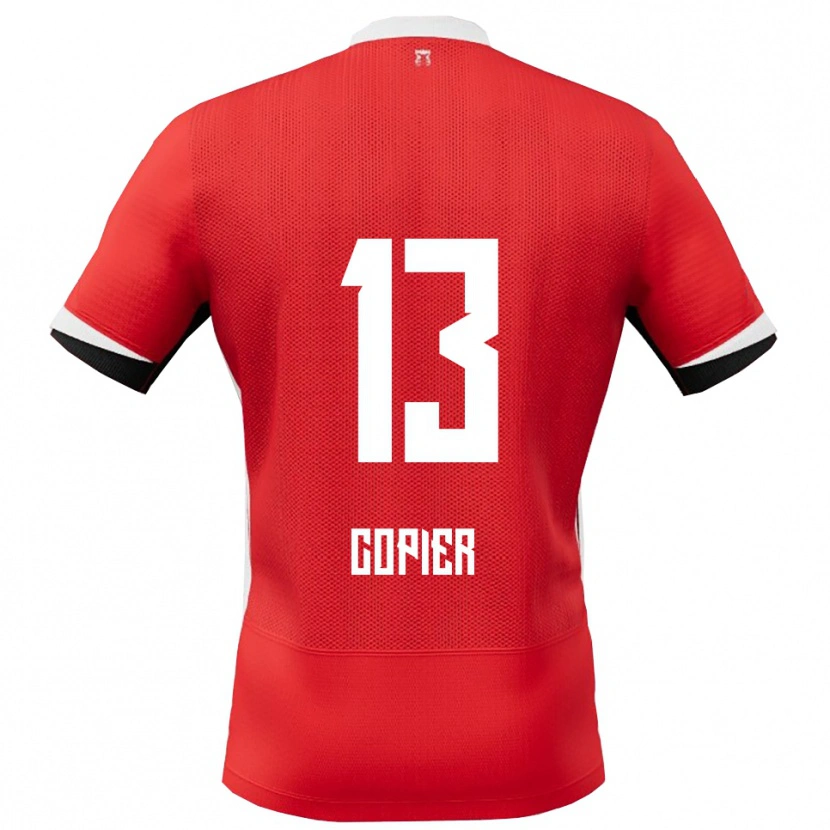 Danxen Hombre Camiseta Febe Copier #13 Rojo Blanco 1ª Equipación 2025/26 La Camisa México