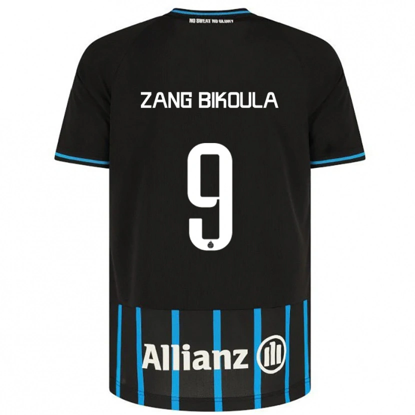 Danxen Hombre Camiseta Véronique Zang Bikoula #9 Negro Azul 1ª Equipación 2025/26 La Camisa México