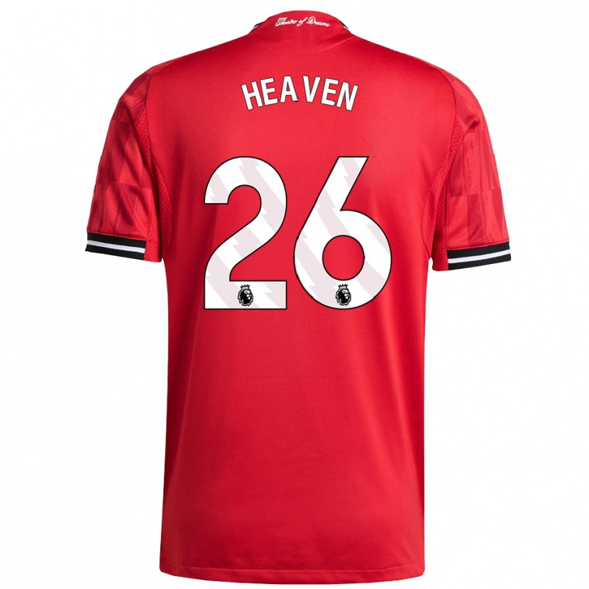 Danxen Hombre Camiseta Ayden Heaven #26 Rojo Negro Blanco 1ª Equipación 2025/26 La Camisa México