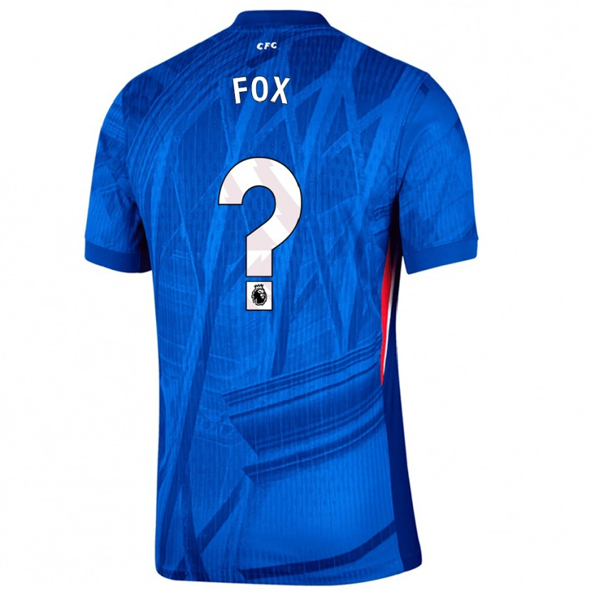 Danxen Hombre Camiseta Jorja Fox #0 Azul Blanco 1ª Equipación 2025/26 La Camisa México