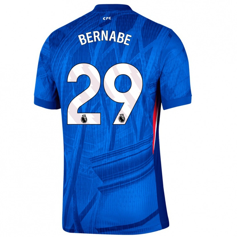 Danxen Hombre Camiseta Alejandra Bernabé #29 Azul Blanco 1ª Equipación 2025/26 La Camisa México