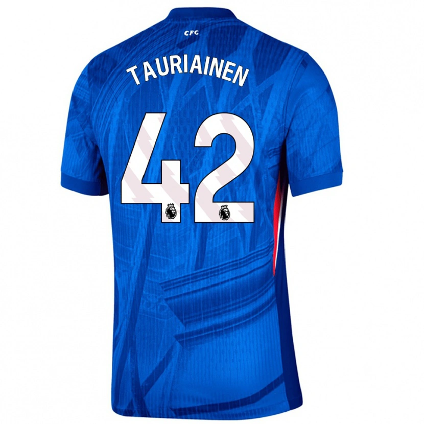 Danxen Hombre Camiseta Jimi Tauriainen #42 Azul Blanco 1ª Equipación 2025/26 La Camisa México