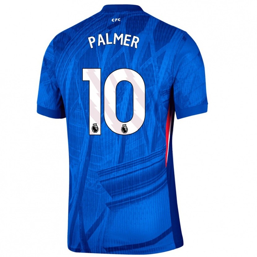 Danxen Hombre Camiseta Cole Palmer #10 Azul Blanco 1ª Equipación 2025/26 La Camisa México
