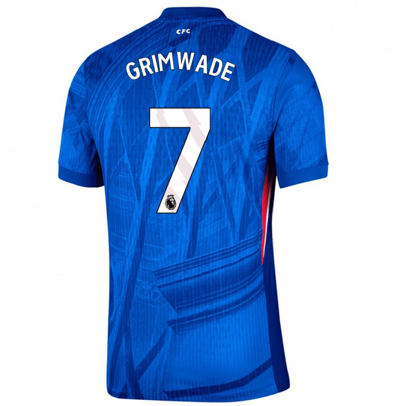 Danxen Hombre Camiseta Heze Grimwade #7 Azul Blanco 1ª Equipación 2025/26 La Camisa México