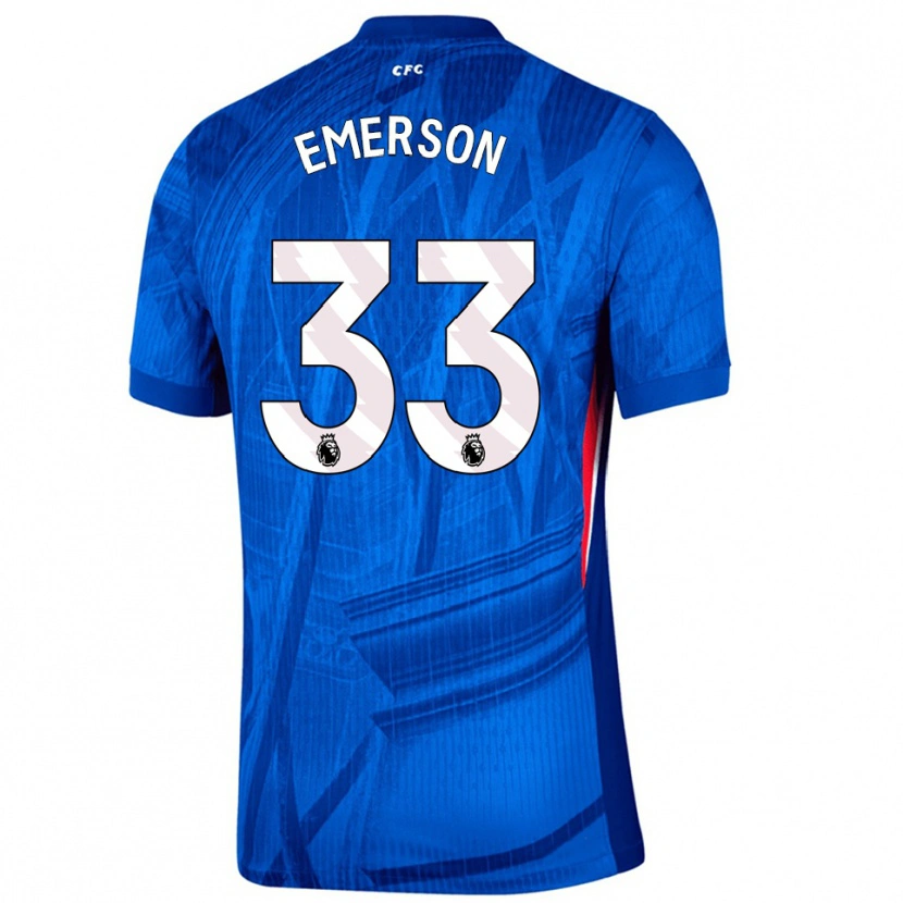 Danxen Hombre Camiseta Emerson #33 Azul Blanco 1ª Equipación 2025/26 La Camisa México