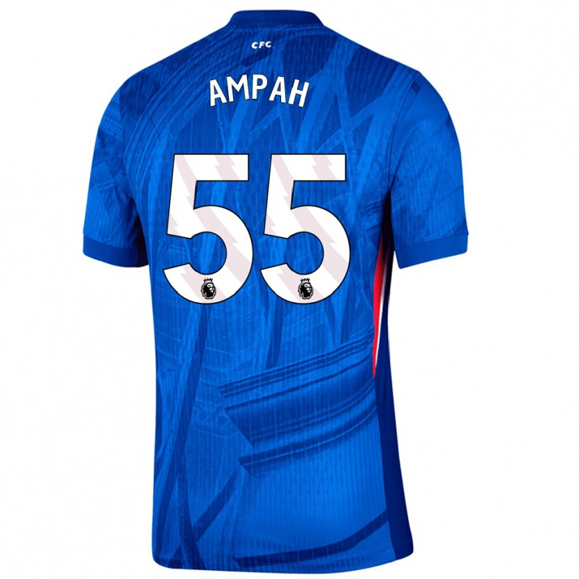 Danxen Hombre Camiseta Ato Ampah #55 Azul Blanco 1ª Equipación 2025/26 La Camisa México