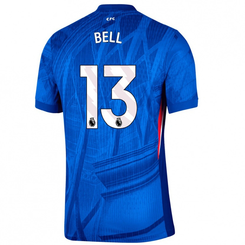Danxen Hombre Camiseta Toby Bell #13 Azul Blanco 1ª Equipación 2025/26 La Camisa México