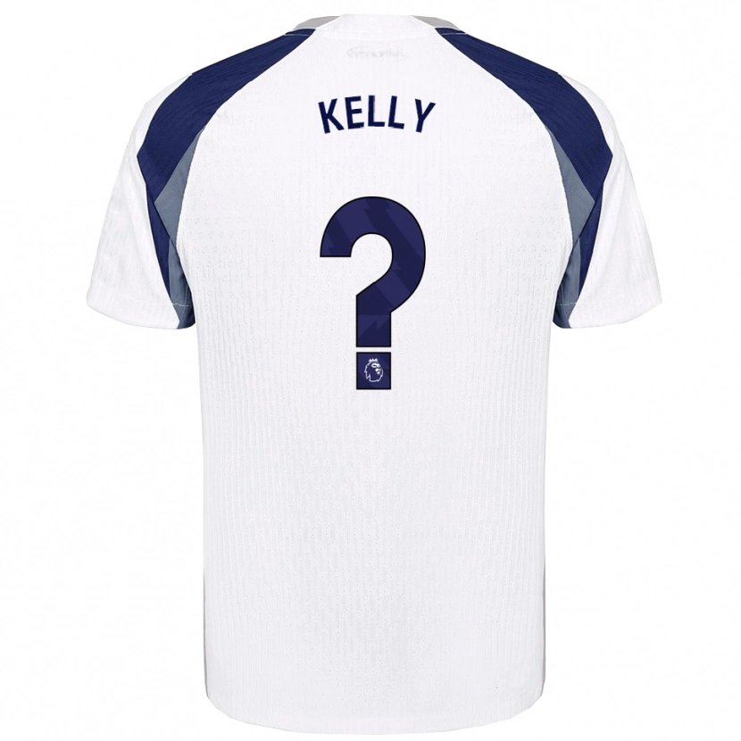 Danxen Hombre Camiseta Kyle Kelly #0 Blanco Marino 1ª Equipación 2025/26 La Camisa México